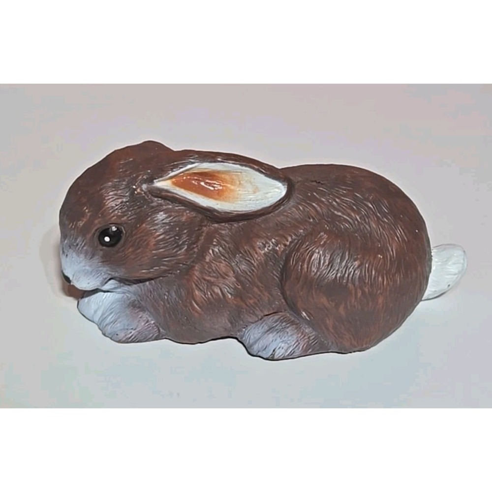 VINTAGE‎ Artline Bunny Rabbit Easter Garden Spring Figurine 1989 Hard Plastic